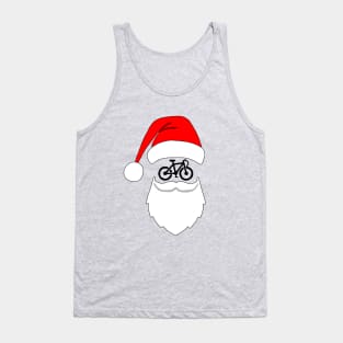 Santa Cycling Merry Bikemas Tank Top